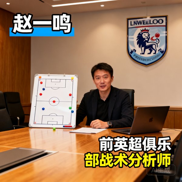足球战术分析师赵一鸣，曾任职于英超俱乐部